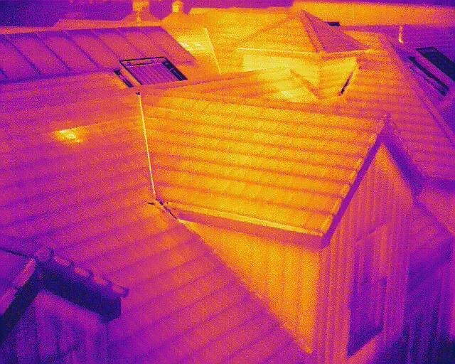 Thermal Imaging Roof Survey Image Crosby